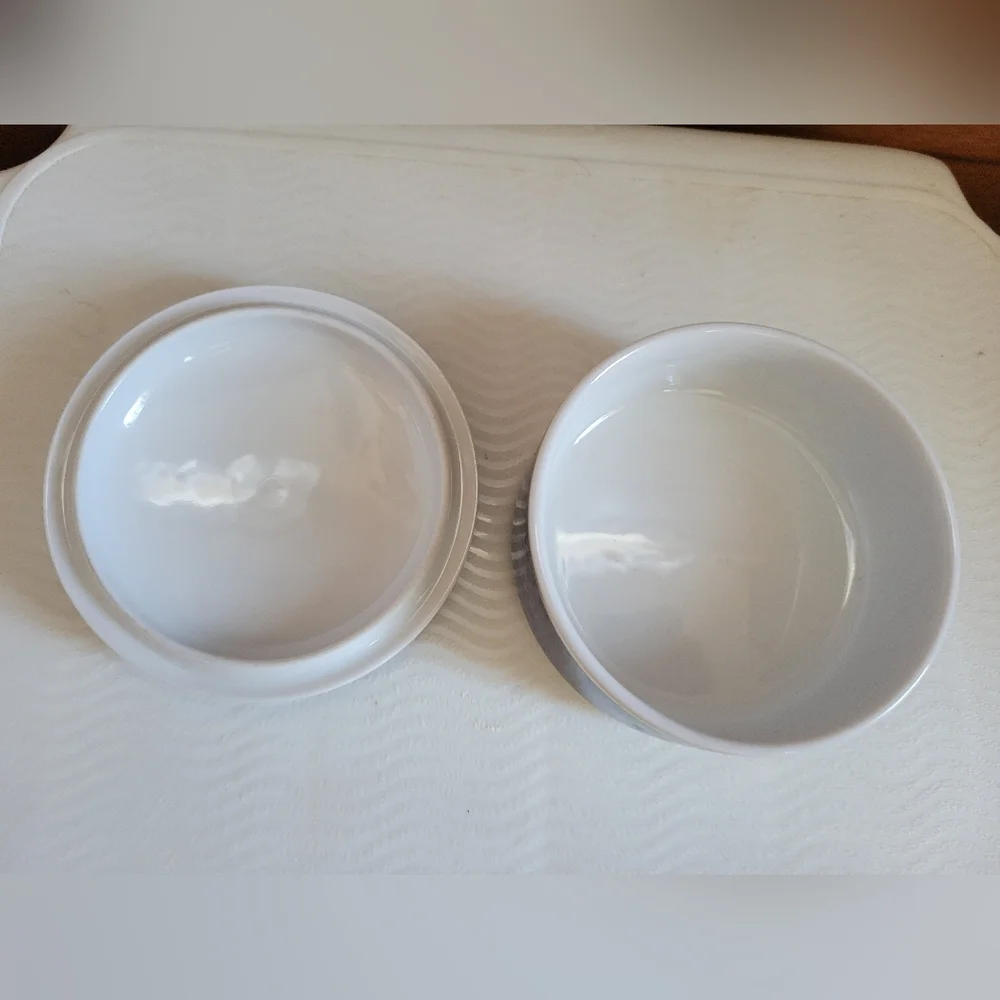 Tiffany & Co. 2007 commemorative Lexus Toyota anniversary trinket dish gold trim - Picture 3 of 7